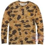 browning wasatch long sleeve t-shirt vintage tan camo s