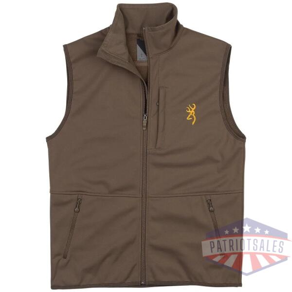 browning softshell vest major brown s
