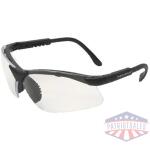 radians revelation sporting goods shooting glasses black with clear lens