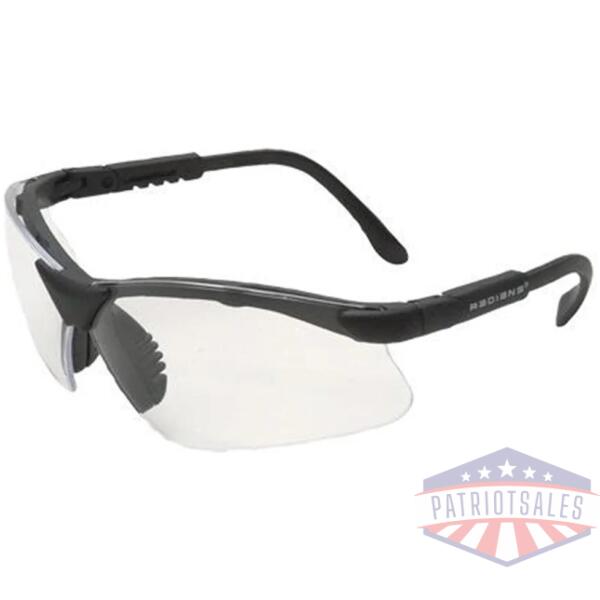 radians revelation sporting goods shooting glasses black with clear lens
