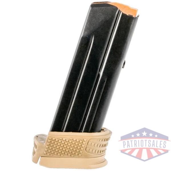 fn 509c handgun magazine fde with pinky extension 9mm luger 15/rd