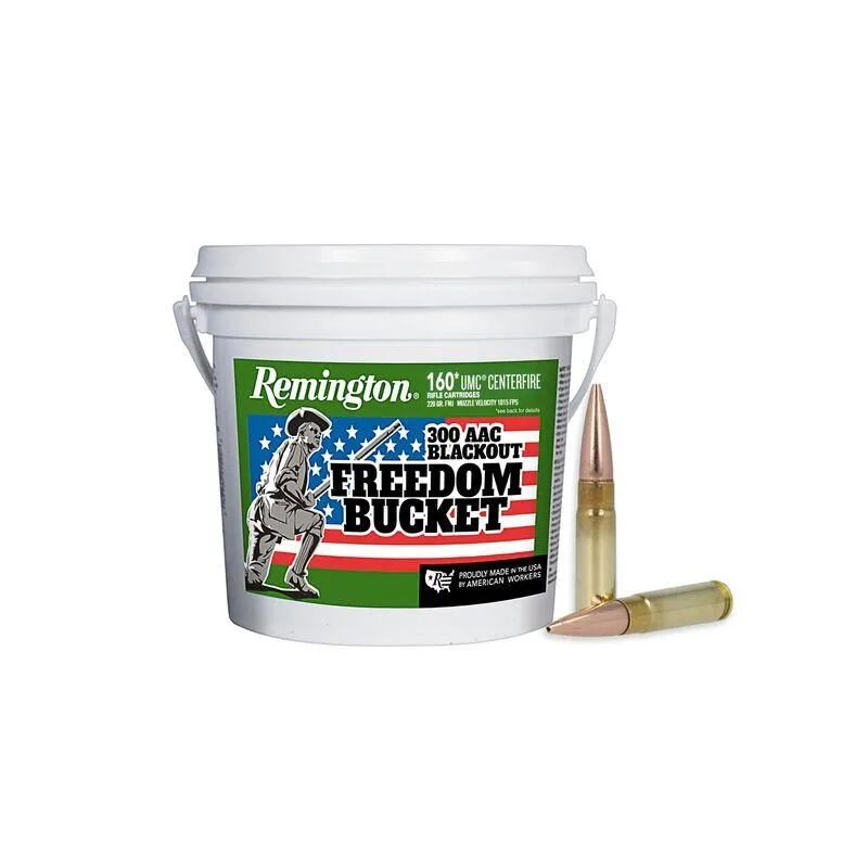 Https3A2F2Fmedia.chattanoogashooting.com2Fimages2Fproduct2Frt201112Frt20111-1 Remington umc freedom bucket. 300 aac blackout 220 gr. Otfb 940 fps 160/ct bucket - image 1