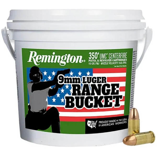 https3a2f2fmedia chattanoogashooting com2fimages2fproduct2frt236352fremington-umc-range-bucket-ammunition-9mm-luger-115-gr-mc-1145-fps-350ct-rt23635 webp