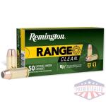 remington range clean handgun ammunition .40 s&w 180gr fneb 990 fps 50/ct