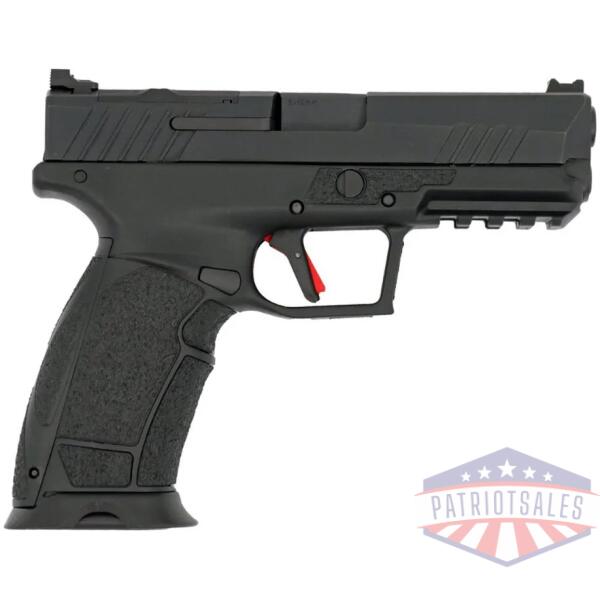 tisas px-9 duty handgun 9mm luger 10rd magazines (2) 4.1'' barrel black optic cut rmr ca