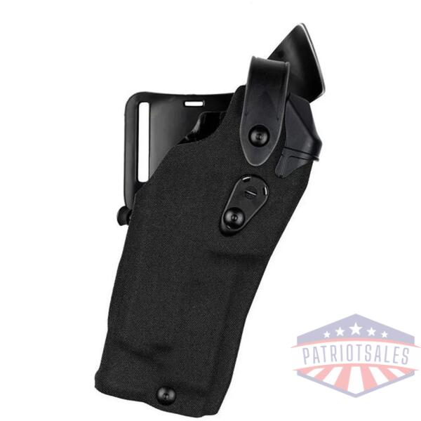 safariland 6360rds als/sls holster for glock 17/22 with iti m3 tlr-1 black lh
