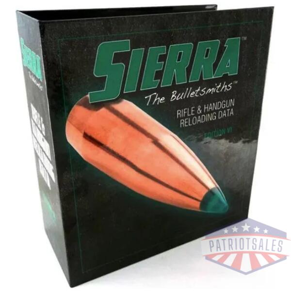 sierra 2019 6th edition rifle & handgun reloading manual