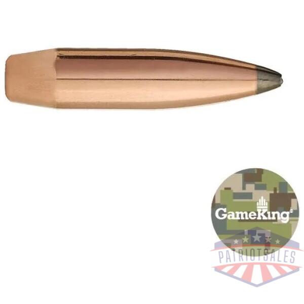 sierra gameking rifle bullets .30 cal / 7.62mm .308" 200 gr sbt 100/ct