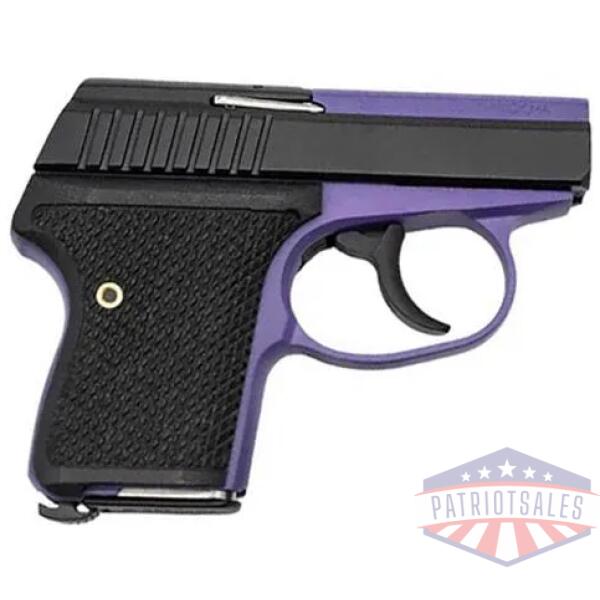 seecamp lws-380 handgun 380 auto 6rd magazine 2" barrel dao bright purple frame black grip