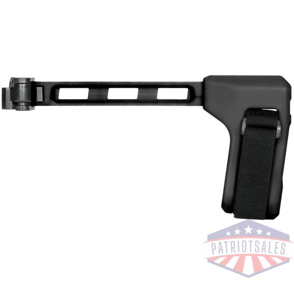 sb tactical picatinny folding pistol stabilizing brace aluminum strut 1913 hinge black