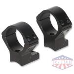 talley lightweight alloy scope mounts - black anodized - 30mm - medium kimber 8400