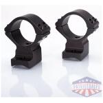 talley 2-piece rings & base combo savage round receiver accutrigger- a17/a22/axis 8-40 screw 30mm med