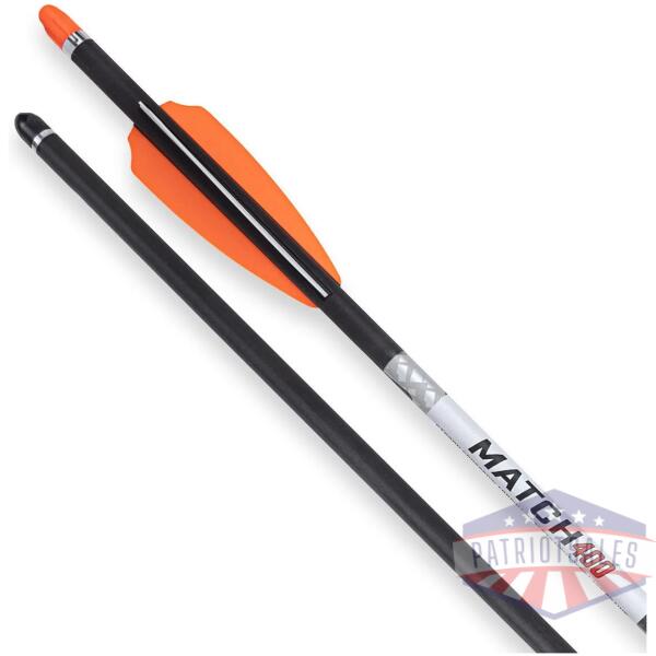 tenpoint wicked ridge match 400 alpha-nock carbon arrows 20" 6 pack