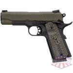 taurus pt1911 commander cerakote mill spec green .45 acp 8rd magazine 4.25" barrel  vz grip