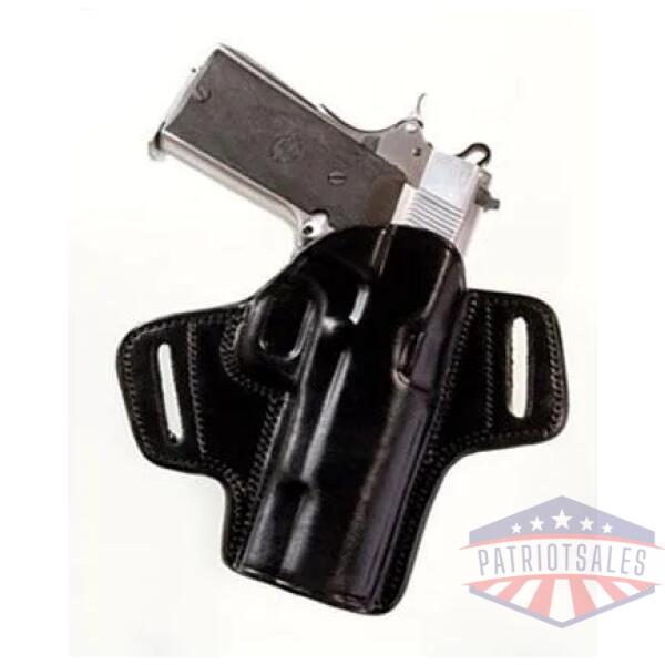 tagua gunleather open top belt holster for colt gov't 1911 5" black right hand