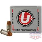 underwood ammo xtreme defender handgun ammunition .45 auto (+p) 135gr monolithic solid 1335 fps 20/ct