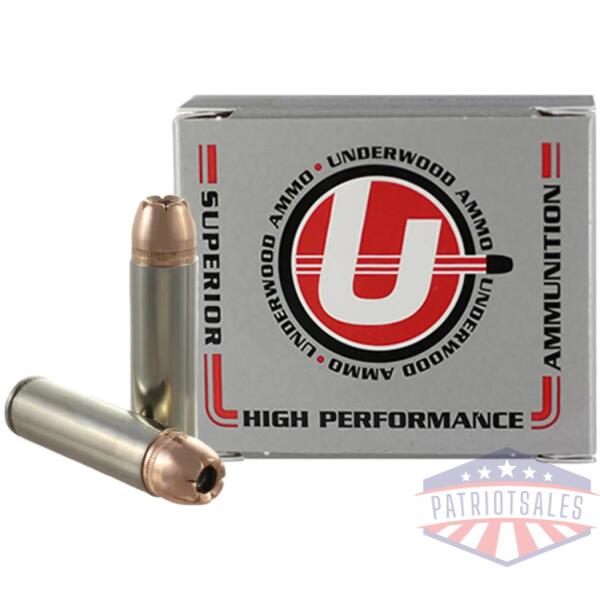 underwood handgun ammunition .500 auto max 350gr jhp 2300 fps 20/ct