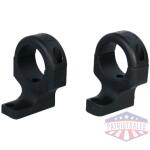 dnz hunt masters 2-piece scope mount (2 screws) - howa 1500 mossberg 100atr 4x4 weatherby vanguard remington 700 721 722 725 - 1" medium black