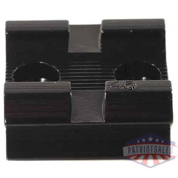 weaver standard top mount aluminum scope base - gloss black - #45 - front/rear modern muzzleloader springfield