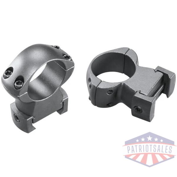 weaver grand slam steel top mount scope rings 1" x-high matte (windage adjustable)