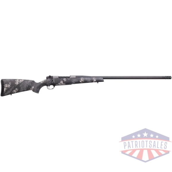 weatherby mark v backcountry 2.0 ti carbon 6.5 wby rpm rifle 4rd magazine 26" barrel grey and white