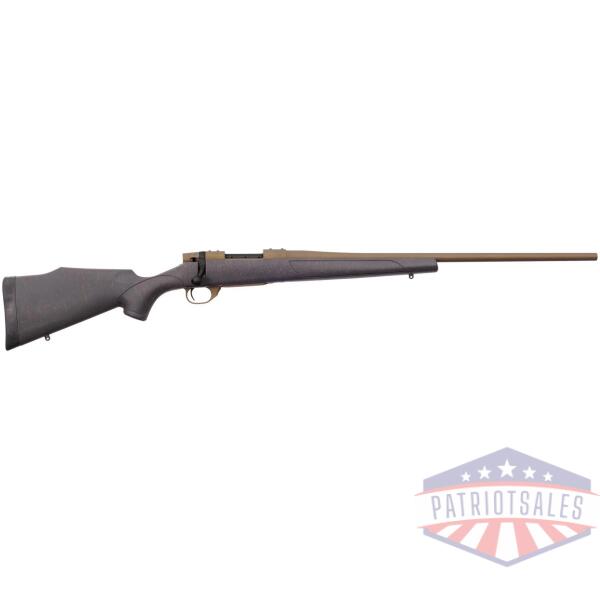 weatherby vanguard weatherguard rifle .308 win 3rd magazine 26" 1/2x28 threaded barrel black bronze