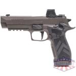 sig sauer p226 xfive legion handgun 9mm luger 20rd magazines (3) 4.4" barrel grey with romeo-x red dot