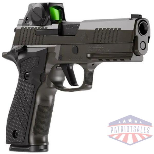 sig sauer p226-x legion sao handgun 9mm luger 18rd magazines(3) 4.4" barrel legion grey cerakote w/optic