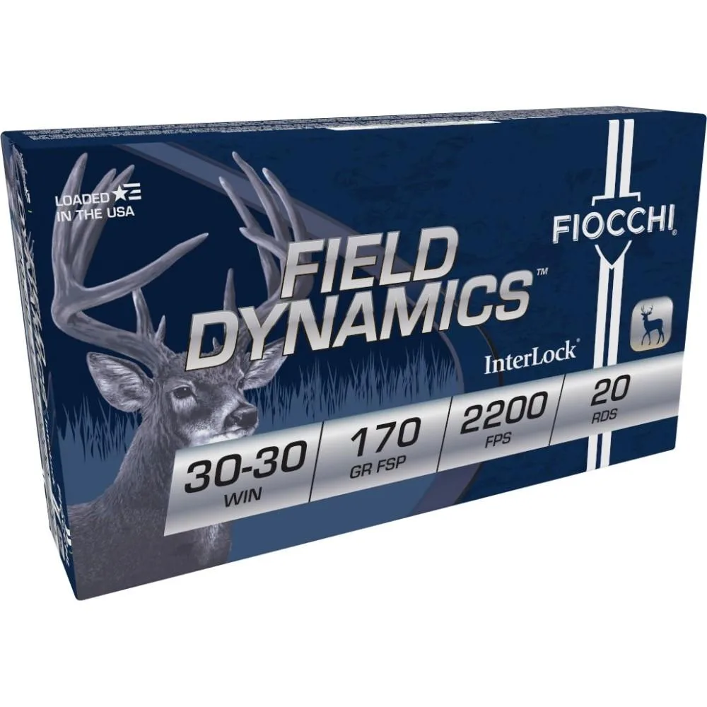 Fiocchi Field Dynamics Fsp Rifle Ammunition 30-30 Win 170Gr 2200 Psp 20/Ct Fiocchi field dynamics fsp rifle ammunition 30-30 win 170gr 2200 psp 20/ct