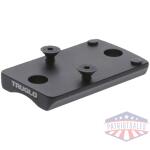 truglo dot optic mount for ruger 10/22 rifle receiver mount black
