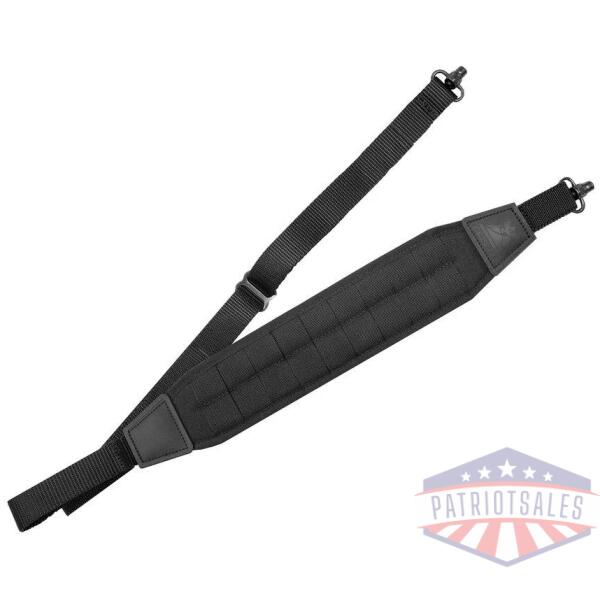 grovtec molle padded sling with push button swivels black