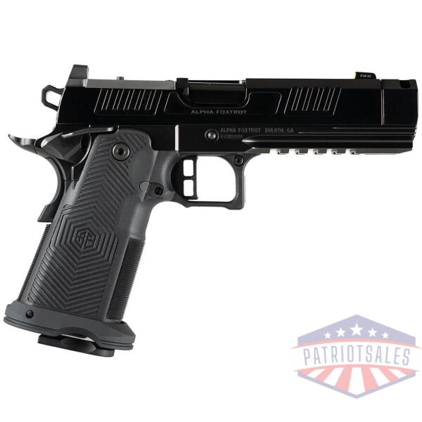 alpha foxtrot af1911 romulus or handgun 9mm luger 20rd magazines (2) 3.5" threaded barrel black