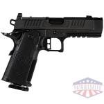alpha foxtrot af1911-romulus handgun 9mm luger 17rd (1) & 20rd (1) magazine 3.5" compensated threaded barrel black mos cut