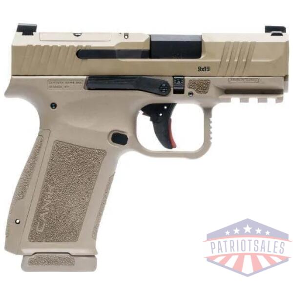 canik mete mc9 l fde handgun 9mm luger 9mm luger 10rd magazines 3.18" barrel ca compliant