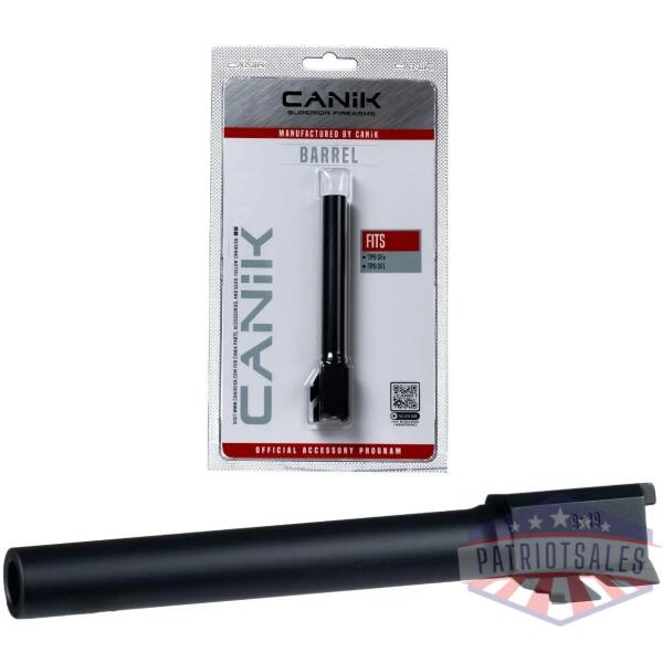 canik steel drop in barrel for select canik pistols full size replacement black
