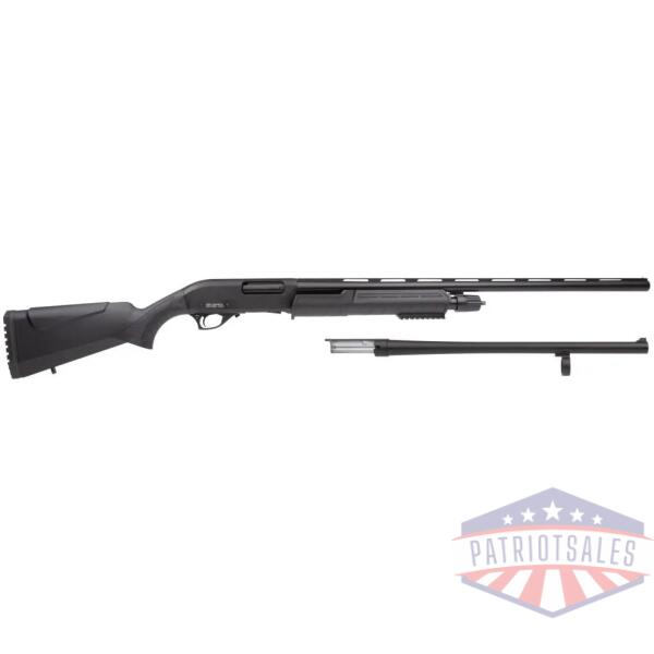 rock island armory combo field/security shotgun 12ga 3" chamber 5rd magazine 18.5" and 28" barrel black