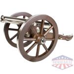 traditions .50 cal mini napoleon iii cannon with 6 " wheel diameter 7.25" barrel