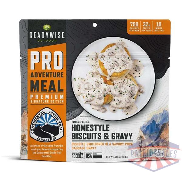 readywise pro meal biscuits & gravy single pack