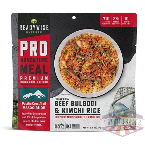 readywise pro meal beef bulgogi single pack