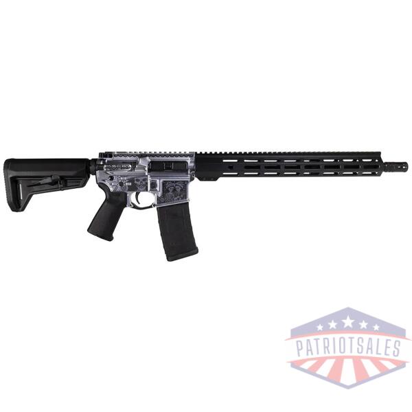 shark coast tactical "day of the dead" rifle 5.56mm 10rd magazine 16" barrel 15" mlok handguard california compliant