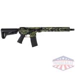 shark coast tactical "tiger stripe" rifle 5.56mm 30rd magazine 16" barrel 15" mlok handguard