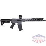 shark coast tactical "grey knight" ar-15 rifle 5.56mm 30rd magazine 16" barrel 15" handguard vortex crossfire & streamlight protac carrybag