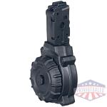 promag handgun drum magazine black polymer fits glock models 21&30 .45 acp 40/rd