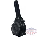 promag canik handgun drum magazine for tp9 black polymer 9mm 50/rd