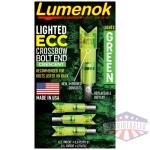 lumenok lighted nock xbow grn - crescent easton carbon 3pk